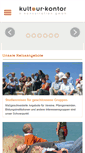 Mobile Screenshot of kultour-kontor.de